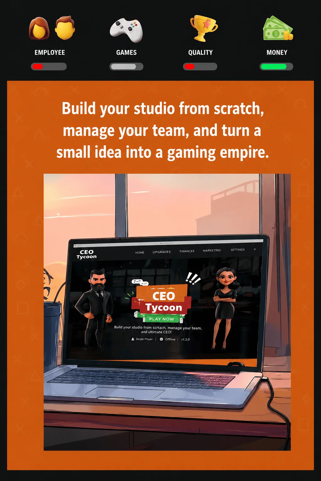 CEO Tycoon Mobil Oyun — görsel 1