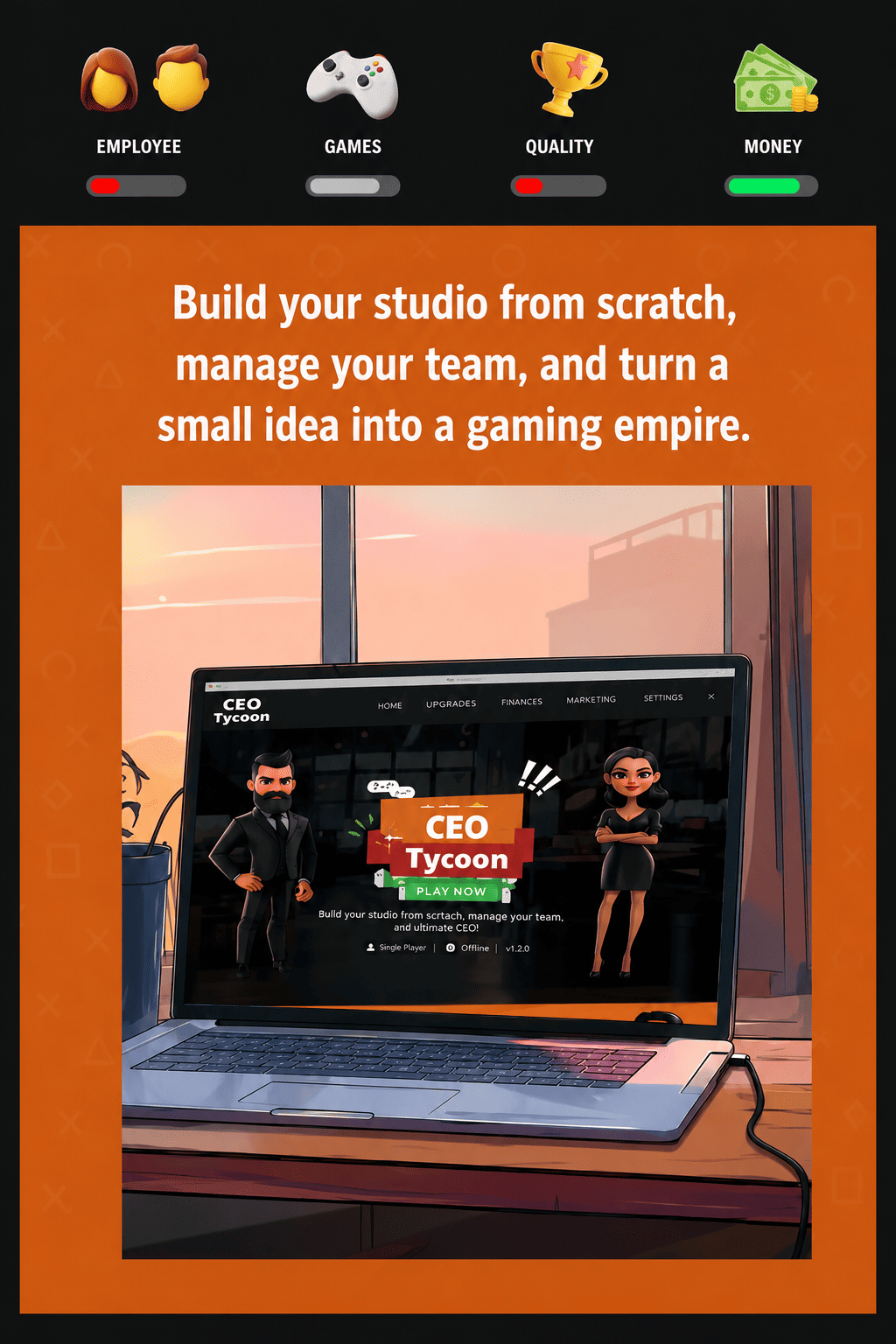 CEO Tycoon Mobil Oyun — görsel 1